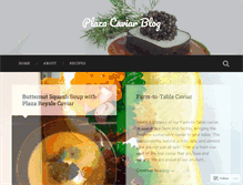 Tablet Screenshot of caviarblog.com